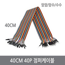 싸이피아 40CM 점퍼케이블 40P 암암/암수/수수 점퍼선, WF8-수수40cm점퍼선