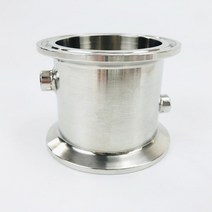 3 quot76mmOD91 트라이 클로버 스풀 파이프 열 슬리브 포트 직경 4.2mm 및 6.2mm 양면 스테인레스 Steel304 길이 50mm