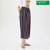 베네통 비비드 쉬폰 와이드 팬츠 BAPT07941-NY