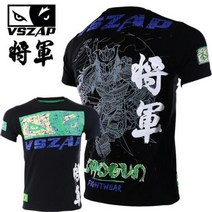 복싱복 킥복싱복장 VSZAP 쇼건 보디 빌딩 반팔 티셔츠 MMA 일반 타이 복싱 무술 달