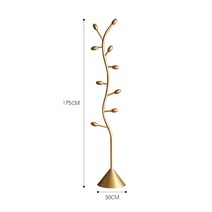 essonio 생후 출입 경럭셔리 하이클래드 기타걸이 대학 침실, T01-황금색 나뭇가지 폴행거, 기본