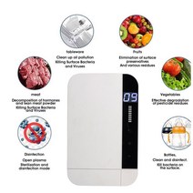 초음파세척제 고추세척기 Portable Air Purifier 220V 600mg Sterilizer Kitchen Ozonizer for Food Fruit, 한개옵션0