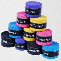 배드민턴 테니스 그립 테이프 라켓 미끄럼방지 밴드 블랙 빨강, 그립테이프 - 레드