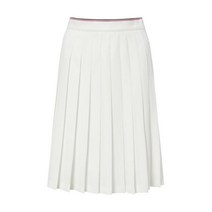 [23SS] [TENNIS] 화이트 미디기장 플리츠 스커트 HSSK3B303WT