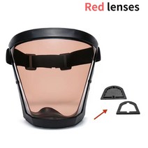 보호안경 보안경 방풍안경 고글 방풍고글 고글 안전안경 산업용 고글 고글형보안경 주방용 투명 풀페이스, 06 Red eye