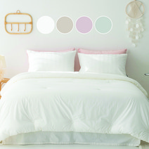 [루이스텔라] 플로렌스 순면 오가닉 차렵이불 베개세트 퀸