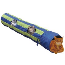 [펫라이프]펫라이프 고양이 바스락 터널 2구 블루, 단일속성