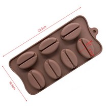케이크틀 제빵도구 귀여운 커피 콩 모양 퐁당 금형 DIY 미니 캔디 아이스 트레이 캔디 젤로 만들기 금형, 한개옵션1, 01 aa