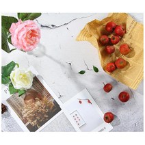 음식 화장품 쇼핑몰 제품 촬영 배경지 셀프사진관, I타입 WH커튼/BG마블