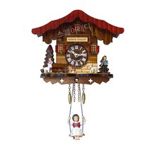 거실 벽걸이 시계 벽시계 원목 엔틱 빈티지 우드 인테리어벽시계, 하이디의 전원주택