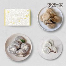 [마음이가] 콩쑥개떡 16개+바나나떡 15개+앙금절편 20개 선물세트, 없음
