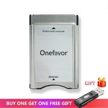 프로모션!!! Onefavor PCMCIA 카드 어댑터 SD 리더 메르세데스 벤츠 MP3 메모리