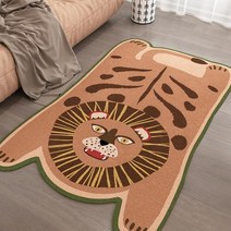 표범 거실대형카페트 어린이방 귀여운 단모러그
