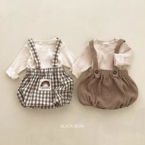 (당일발송)봄 베이비 티셔츠 멜빵세트 돌전 돌후 신생아옷 아기선물 6개월어린이집등원룩 인스타패션 둥이커플룩 유아선물