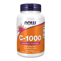 NOW Foods 나우푸드 C1000 씨천 100정 로즈힙스 아스코르브산 아스코르빈산