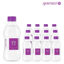 한국청정음료 몽베스트 생수 330ml x 12개 야외활동필수품 유아분유물 한국청정음료 미니생수 미네랄워터