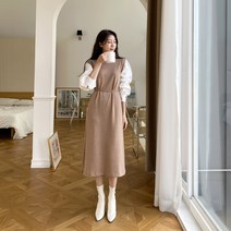 [리엘라] 레이어드 니트 원피스