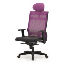 WDG330027체어피아 로니 메쉬 사무용 의자 (중), 알루미늄-블루