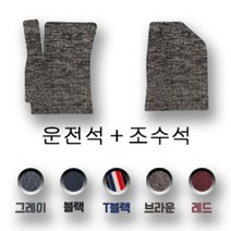 차차차 포르쉐 트리플 코일매트 순정형 파나메라 카레라 카이맨 타이칸 박스터 카이엔 마칸, 코일매트_브라운, 운전석+조수석 1열