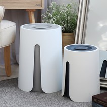 promade 프리미엄 압축휴지통 10L, 압축휴지통10L그레이