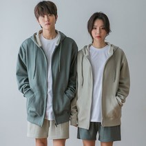 앨빈클로 베이직 스탠다드핏 후드 집업 AZH540 (5 COLOR)