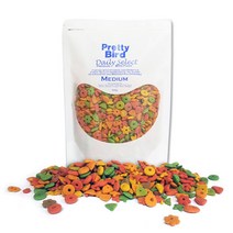 프리티버드 데일리 셀렉트 미디움 펠렛 500g (회색앵무 뉴기니아 금강앵무 카이큐 한스 쟈딘), 개