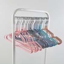 아기옷걸이 논슬립 유아 아동 어린이 키즈 컬러 옷걸이 10P, 2. 그레이