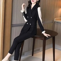 여성정장 바지 세트 오피스룩 돌잔치엄마 하객 바지정장 직장인을 위한 코디룩