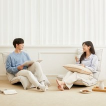 한샘 휴 다리가 편한 좌식의자 스마트패브릭 (2종 택1), 오트밀(B)