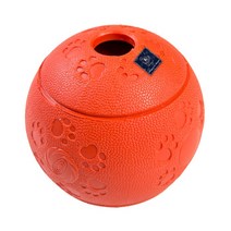 딩동펫 강아지 장난감 대형 간식볼 라텍스 8 x 8 cm, 혼합 색상, 1개