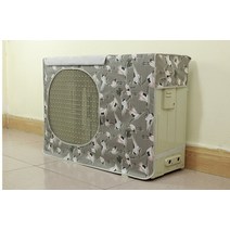 벽걸이 에어컨커버 엘지 삼성 무풍 에어컨 가리개 옥스포드 천 에어컨 청소 커버 먼지 방지 눈 청소 커버 방수 야외 에어컨 커버, 4, 96x70x40cm