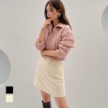 [당일배송] MADE Ru label 트위드 포켓 미니 스커트