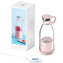 믹서기 핫한 휴대용 Usb 미니 전기 과일 믹서 블렌더 추출기 식품 밀크 쉐이크 다기능 주스 메이커 기계, [02] Pink, 02 Pink