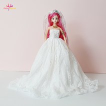스마일베이비 인형옷 드레스 신발 가방 미미쥬쥬 구체관절 육일돌/N003벨라인웨딩드레스