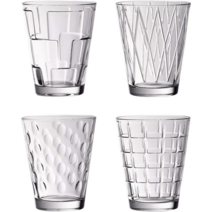 빌레로이&보흐의 드레스업 유리 텀블러 4종 세트