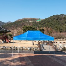 천막 옥상 프리미엄 3X4.5 캐노피 알루미늄골조+지붕, 알루미늄천막 3X4.5_녹백녹