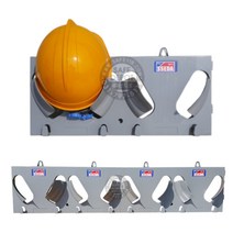 현장사무실 안전모 거치 걸이대 2구 안전헬맷 보관함, 1개