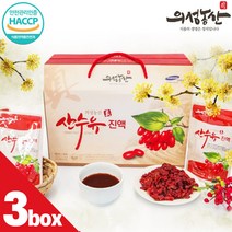 최근생산 의성농산 산수유진액 80ml 30팩 3박스 3월분 의성산수유추출액90% 국내산벌꿀10%, 3개