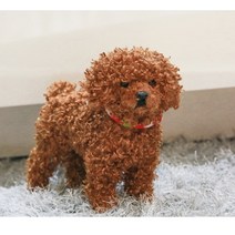 푸들분양 강아지분양 강아지입양 강아지모형 진짜같은 리얼강아지인형 인테리어 실사푸들 소품샵