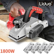 전기 전동 자동 대패 1800W 날4 유선 고출력 손대패 목공 나무공예 목공용 휴대용 LD8203B, 단품, 1개