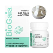 바이오가이아 구강 입속 유산균 프로바이오틱 사탕정제 아이소말 멘톨 페파민트 락토바실러스 루테리 프로덴티 2억 30정, 3+1