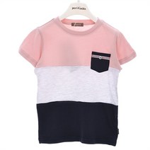 페리미츠 21여름신상 컬러 블럭 티셔츠 2종류 p2121t120