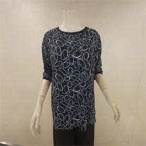 최복호 NC05 쉬폰 나염 블라우스 p222 1063 3r