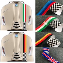 베스파 포인트 튜닝 스티커, (02)블랙 유니언잭, 1개