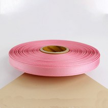 [리밴드] 골지리본 골직 선물포장 리본끈 10mm 45m, B18. 인디핑크