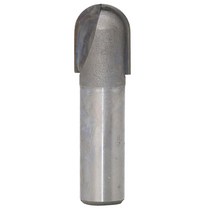 GHSHOP 목재 패널 합판 경재 및 침엽수와 같은 다양한 재료를 위한 12.7 mm 생크 둥근 바닥 목공 커터, 실버, 합금
