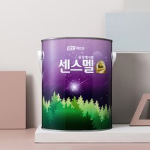 미소페인트]센스멜골드 약4리터 목재/철재 유성 에나멜 페인트, 유광-적갈색(4리터)