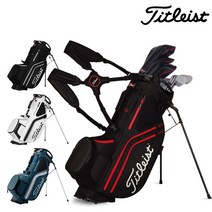 (아쿠쉬네트정품) 타이틀리스트 하이브리드14 스탠드백 TB21SX14K, 블랙_그레이