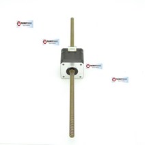 150/300/400mm 길이 캡 티브 Nema17 선형 스테퍼 모터 Tr8 4 리드 스크류 포함, 01 150mmLeadScrew