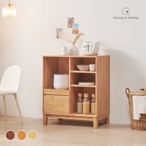 홈인홈 세컨하우스 슬라이딩 선반 슬라이딩밥솥장 800 F_J212, 월넛